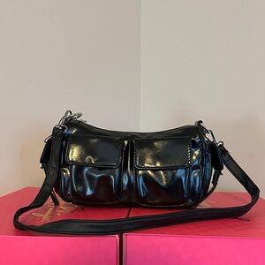 New Pull&Bear Sleek Black Shoulder Bag